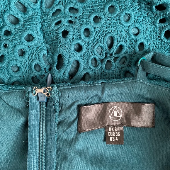 NWOT Missguided Teal dress - Picture 7 of 7